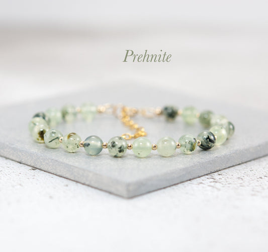 Prehnite Gemstone Bracelet