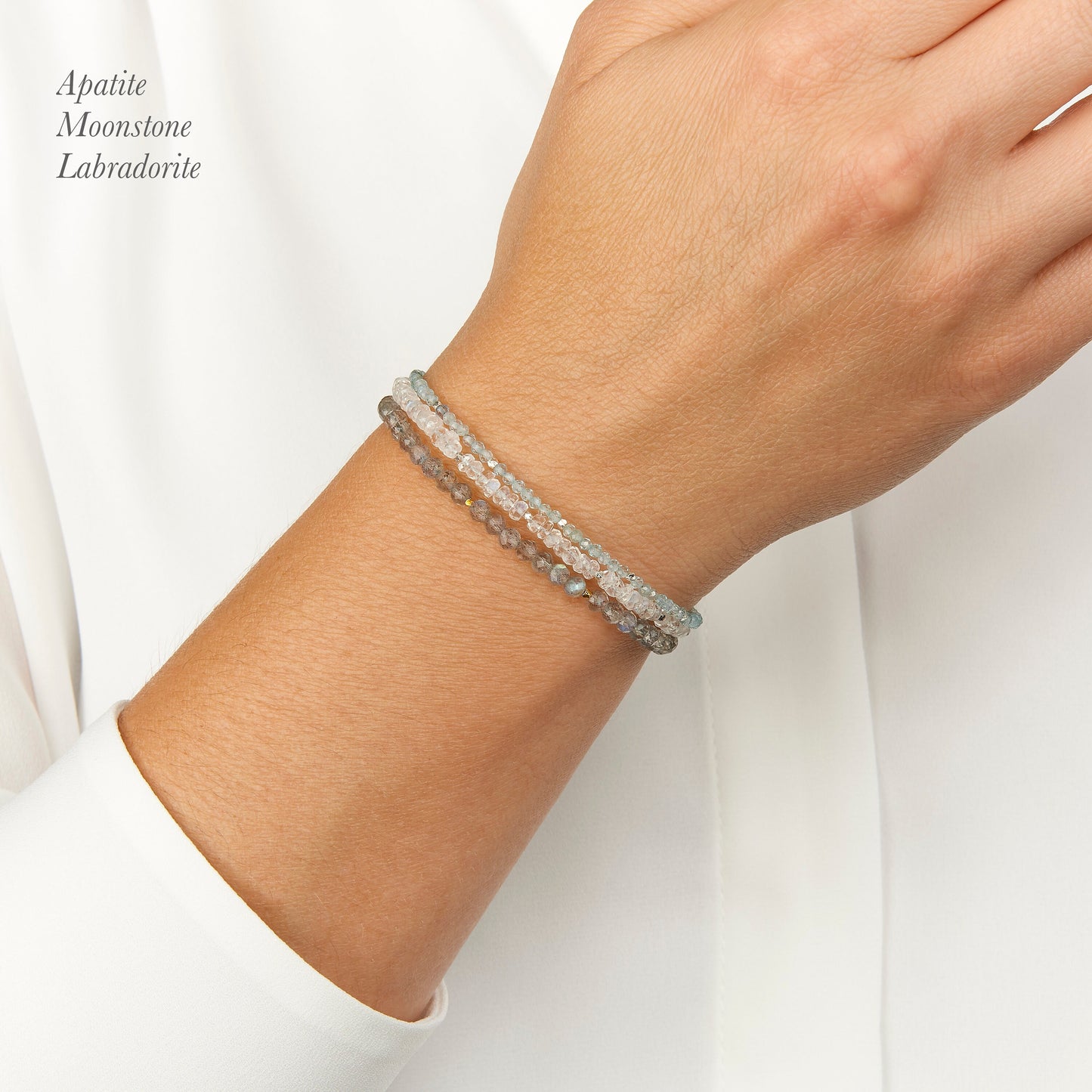 Dainty Labradorite Bracelet (AAA Grade, 3mm)