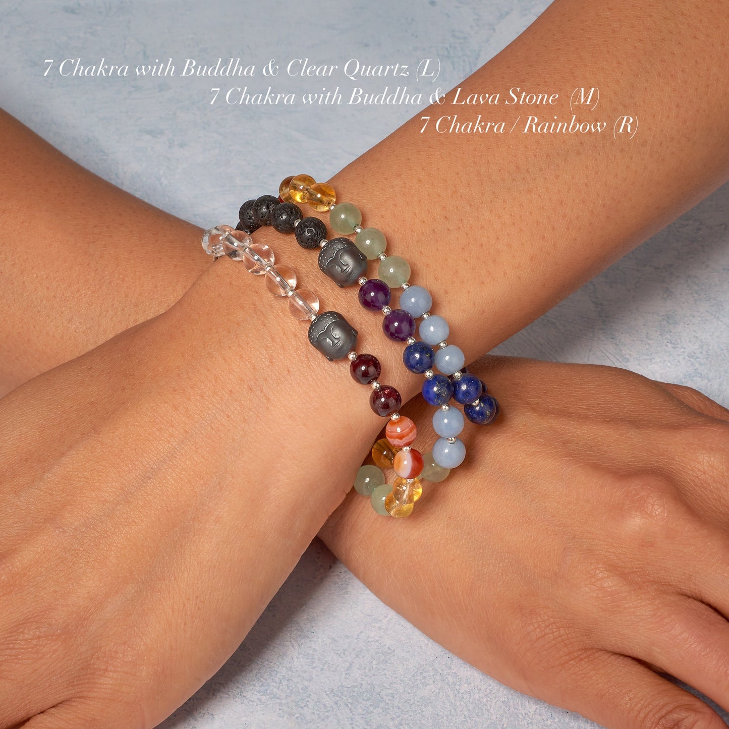 Seven Chakra Rainbow Gemstone Bracelet
