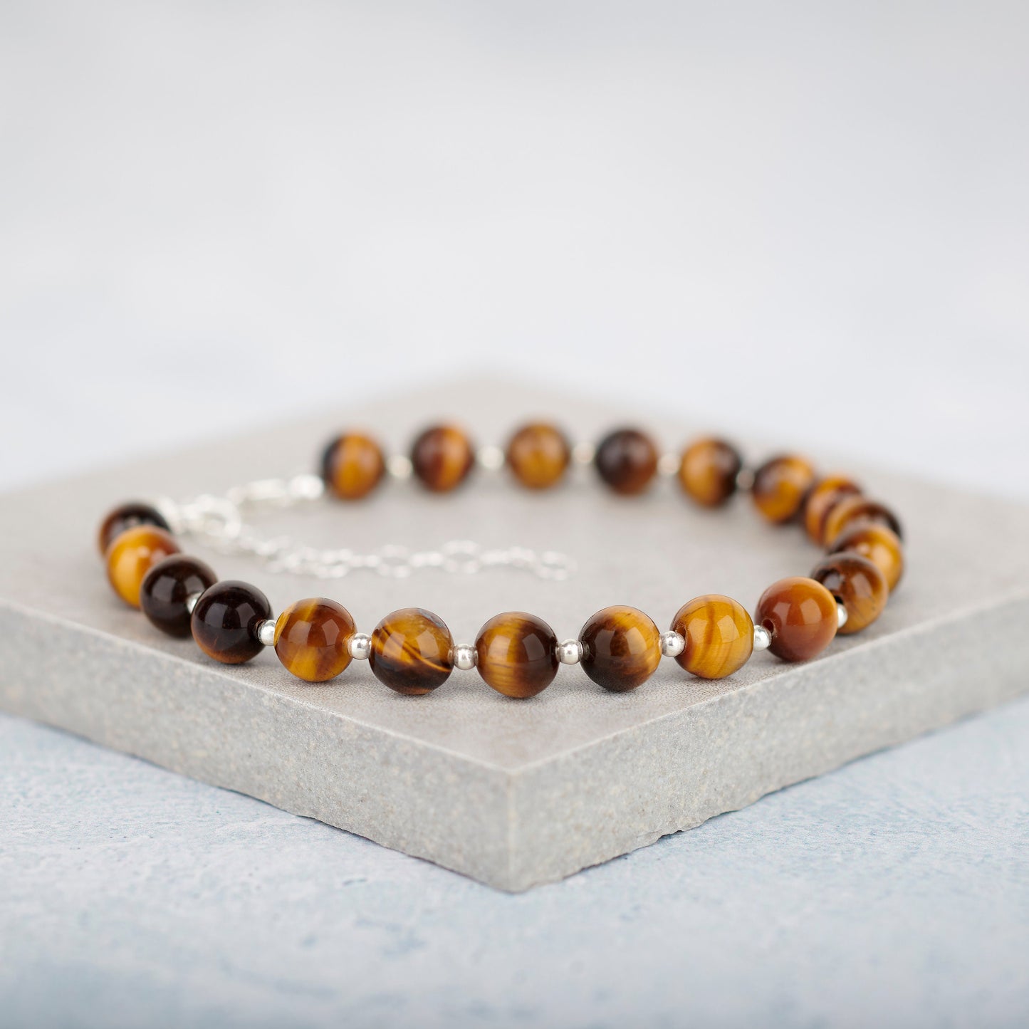 Tiger's Eye Gemstone Bracelet (Grade A)