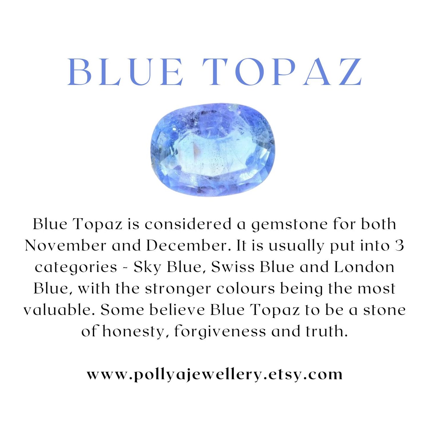 Dainty London Blue Topaz Gemstone Bracelet