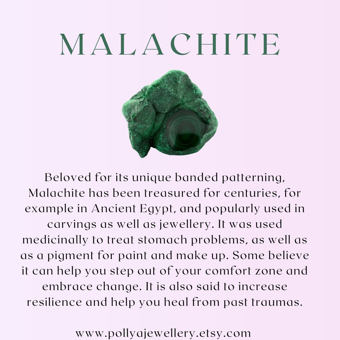 Dainty Malachite Gemstone Bracelet