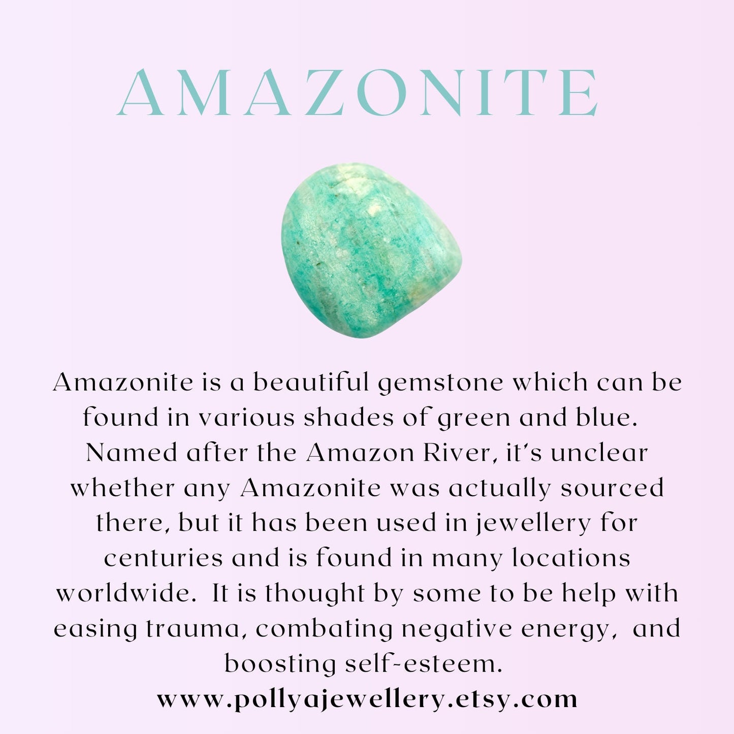Dainty Amazonite Gemstone Stud Earrings