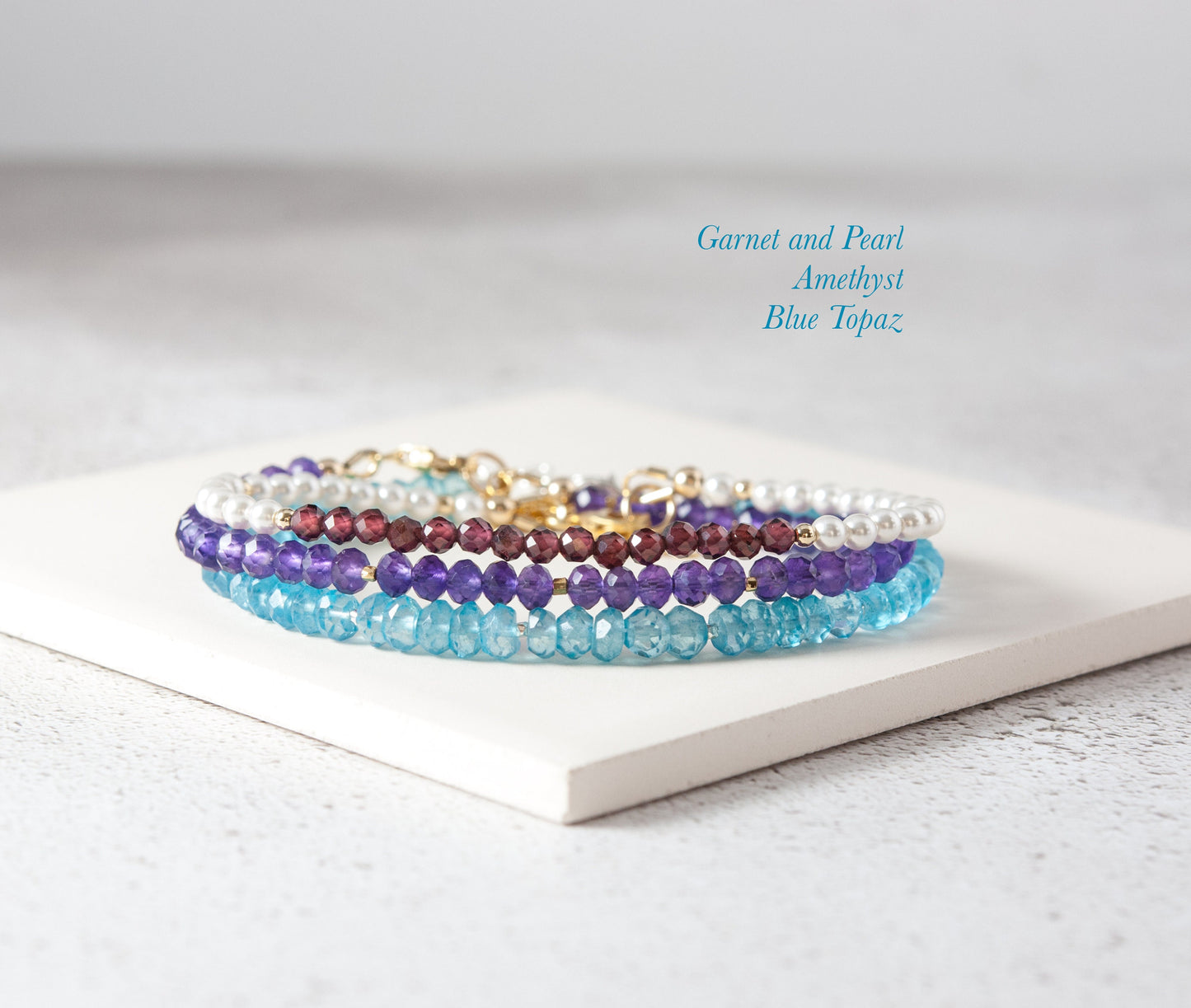Amethyst Gemstone Bracelet (Grade AAA)
