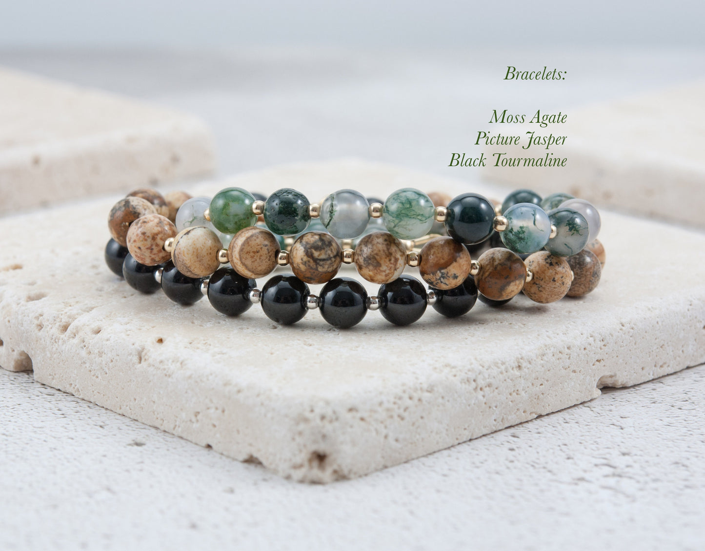 Picture Jasper Gemstone Bracelet