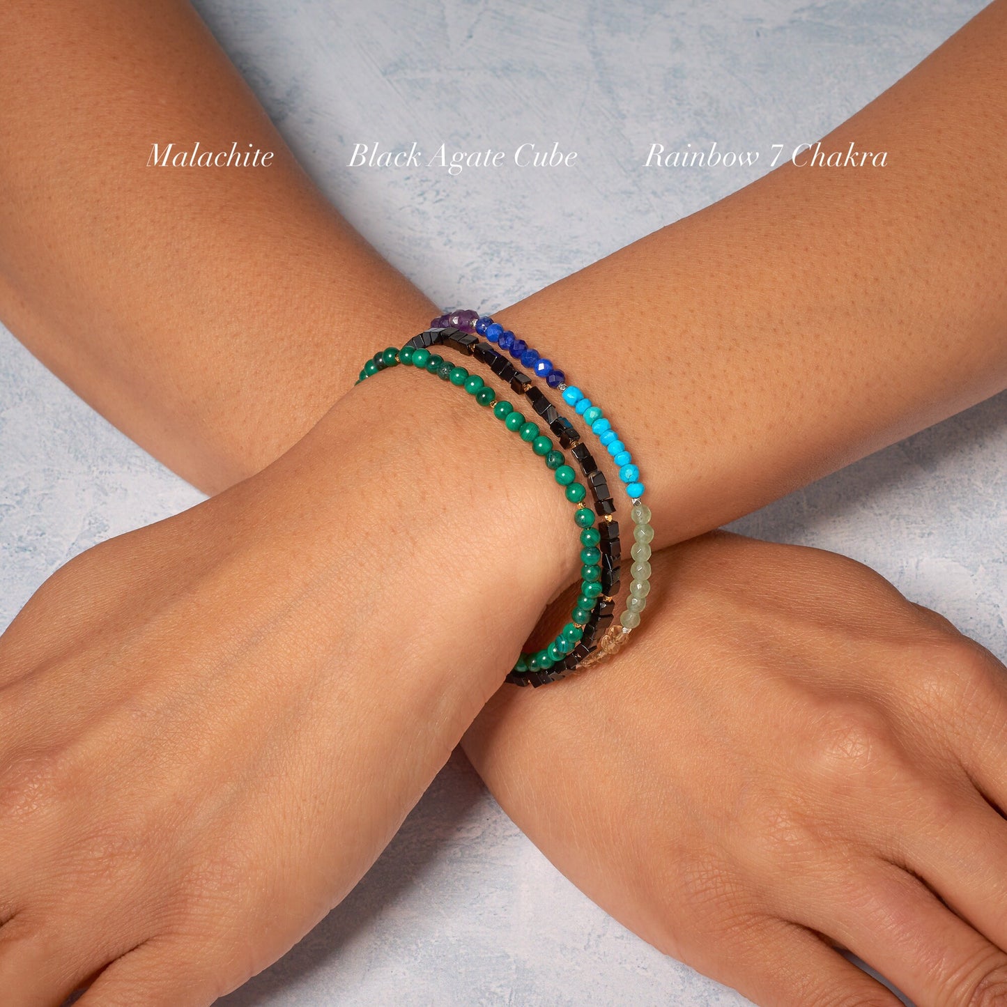 Dainty Malachite Gemstone Bracelet