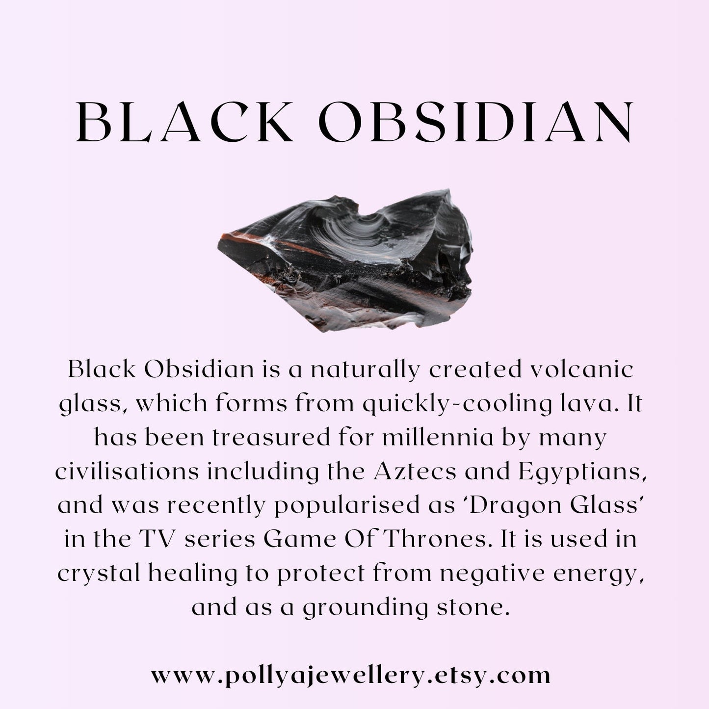 Dainty Obsidian Bracelet