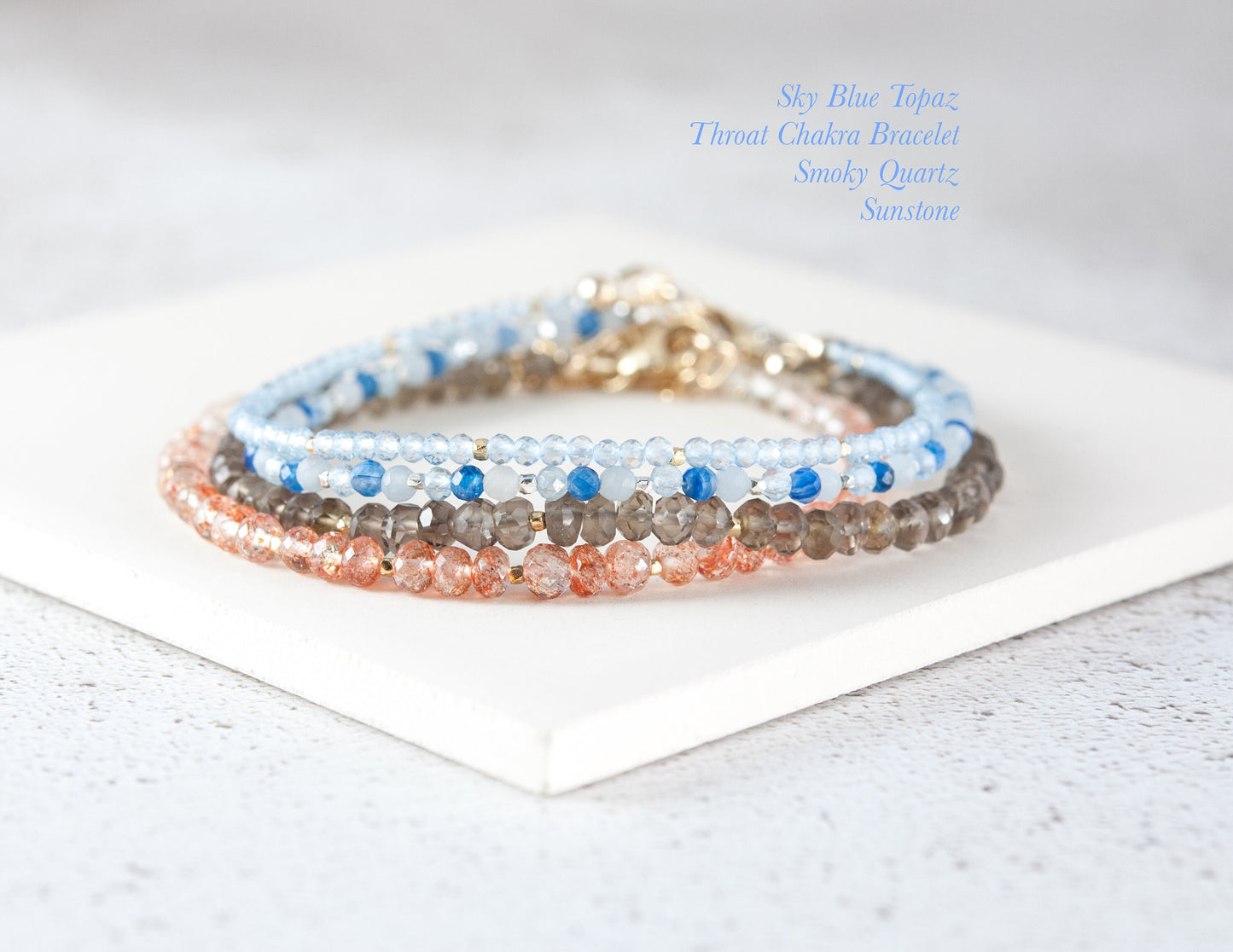 Dainty Sunstone Gemstone Bracelet(AA Grade)