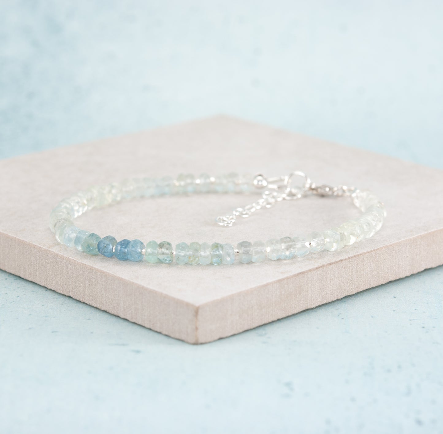 Aquamarine Gemstone Bracelet
