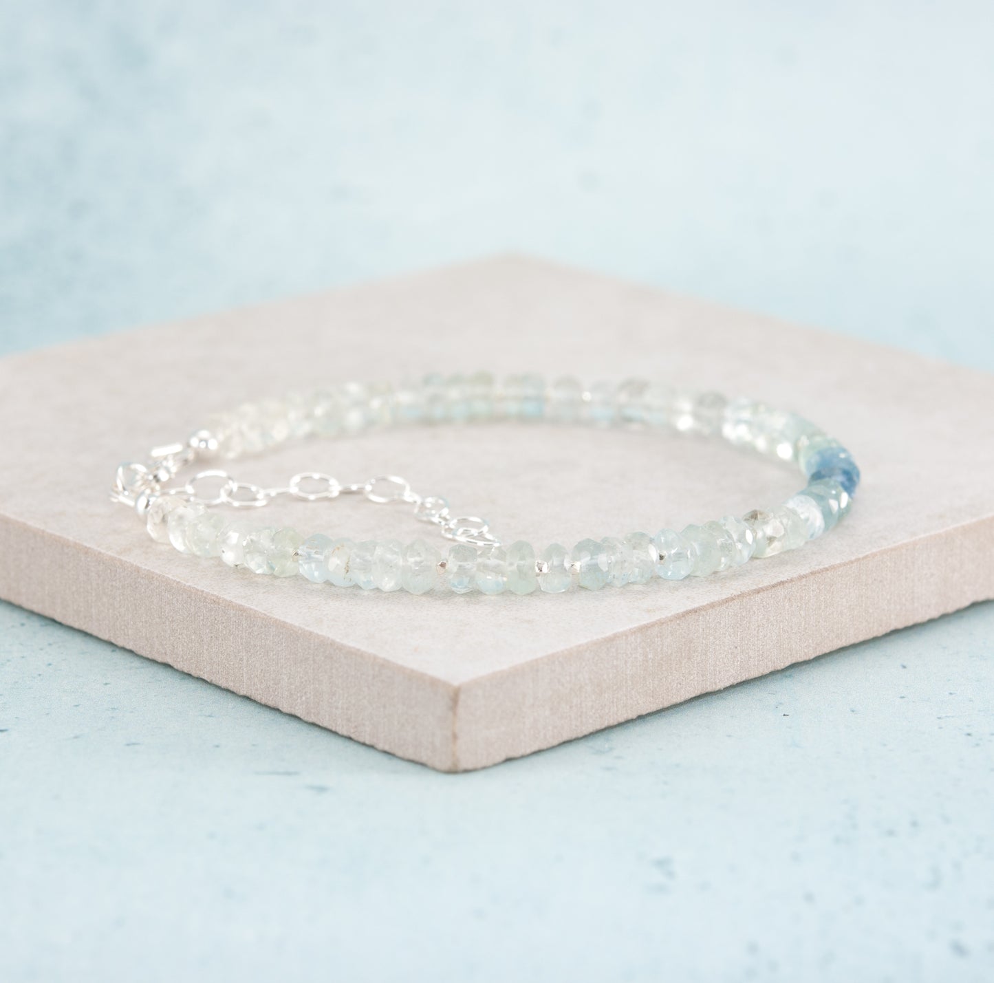 Aquamarine Gemstone Bracelet