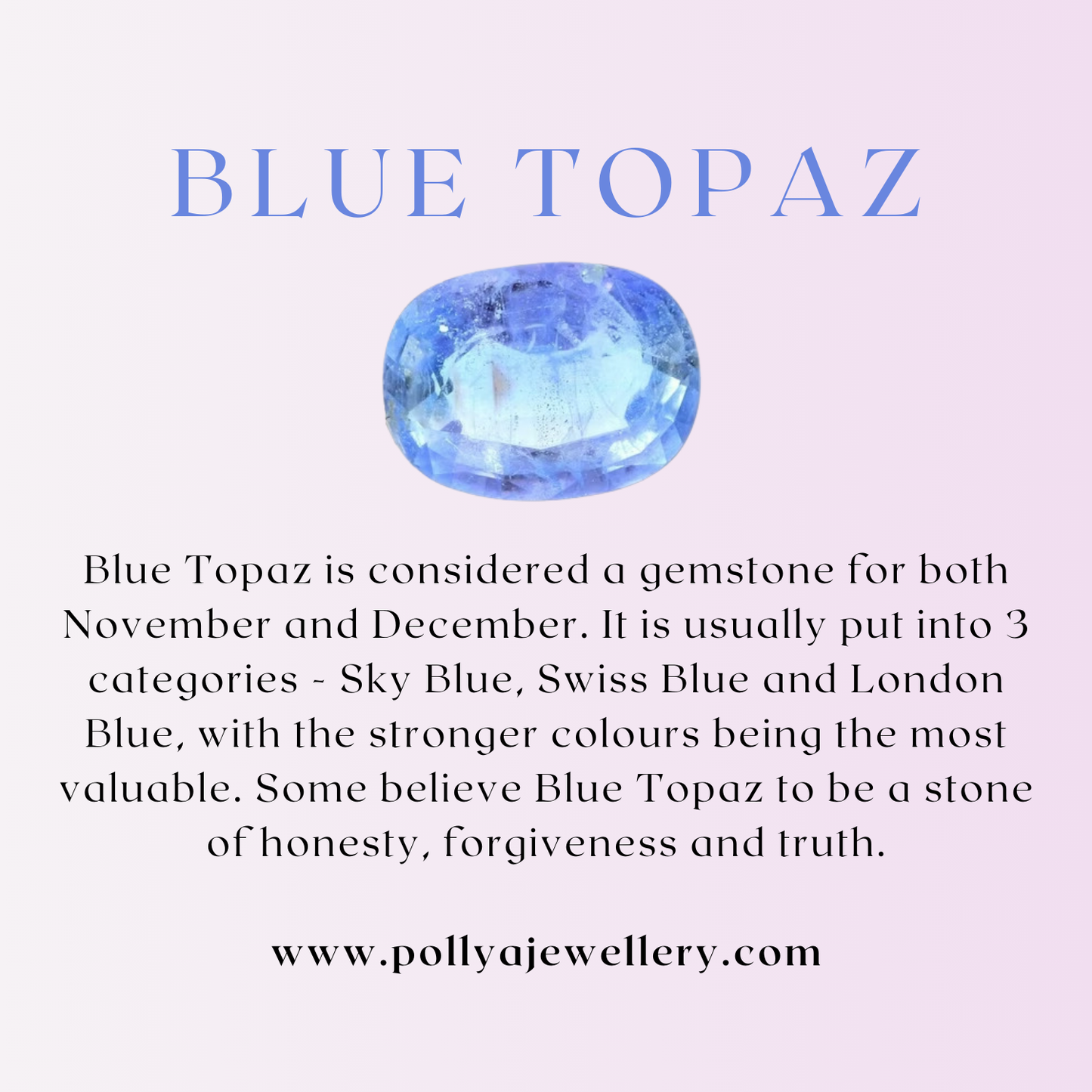Blue Topaz Gemstone Bracelet
