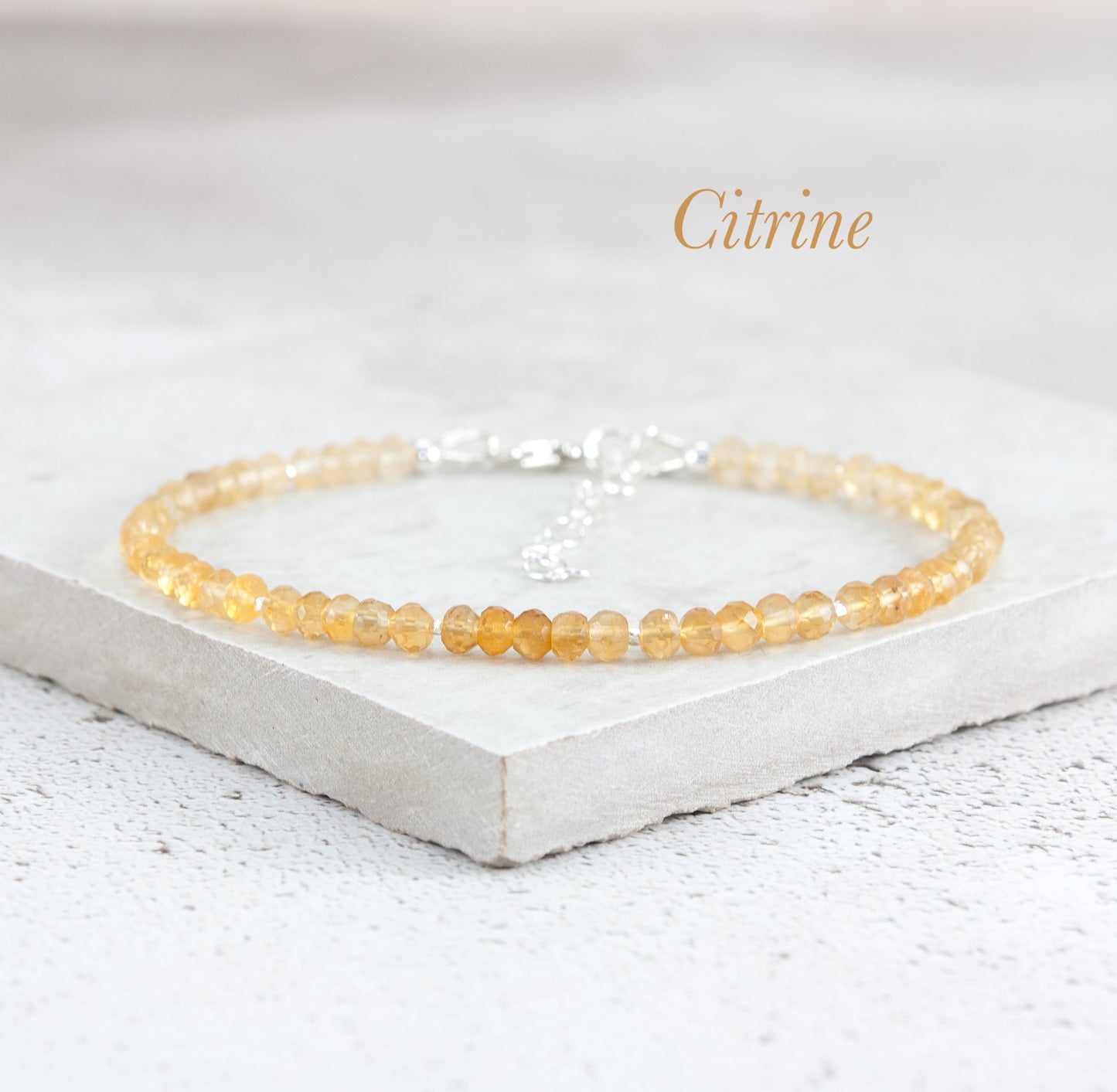 Citrine Ombre Gemstone Bracelet