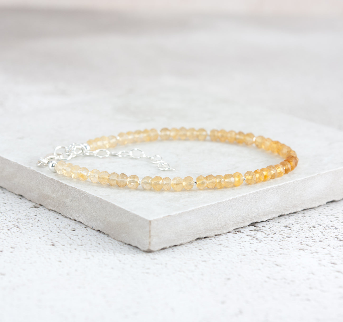 Citrine Ombre Gemstone Bracelet