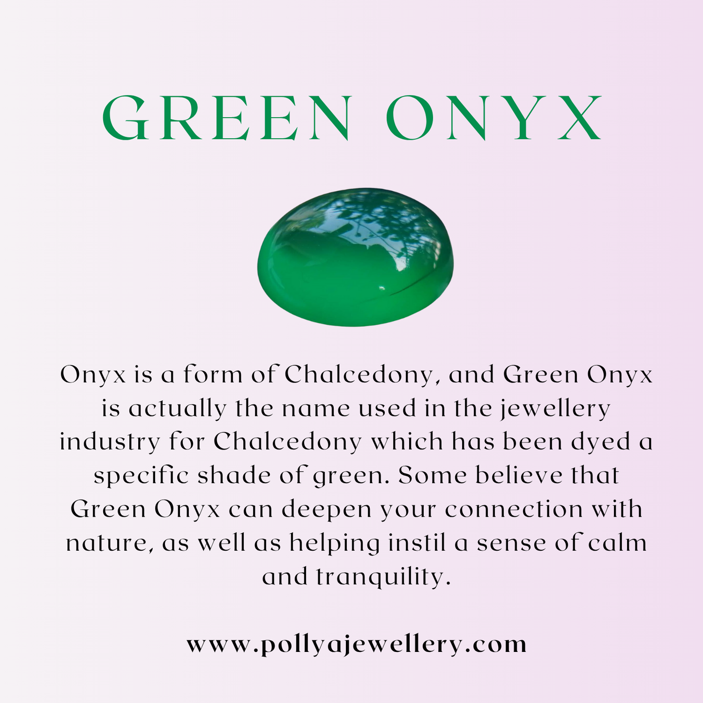 Dainty Green Onyx Gemstone Bracelet