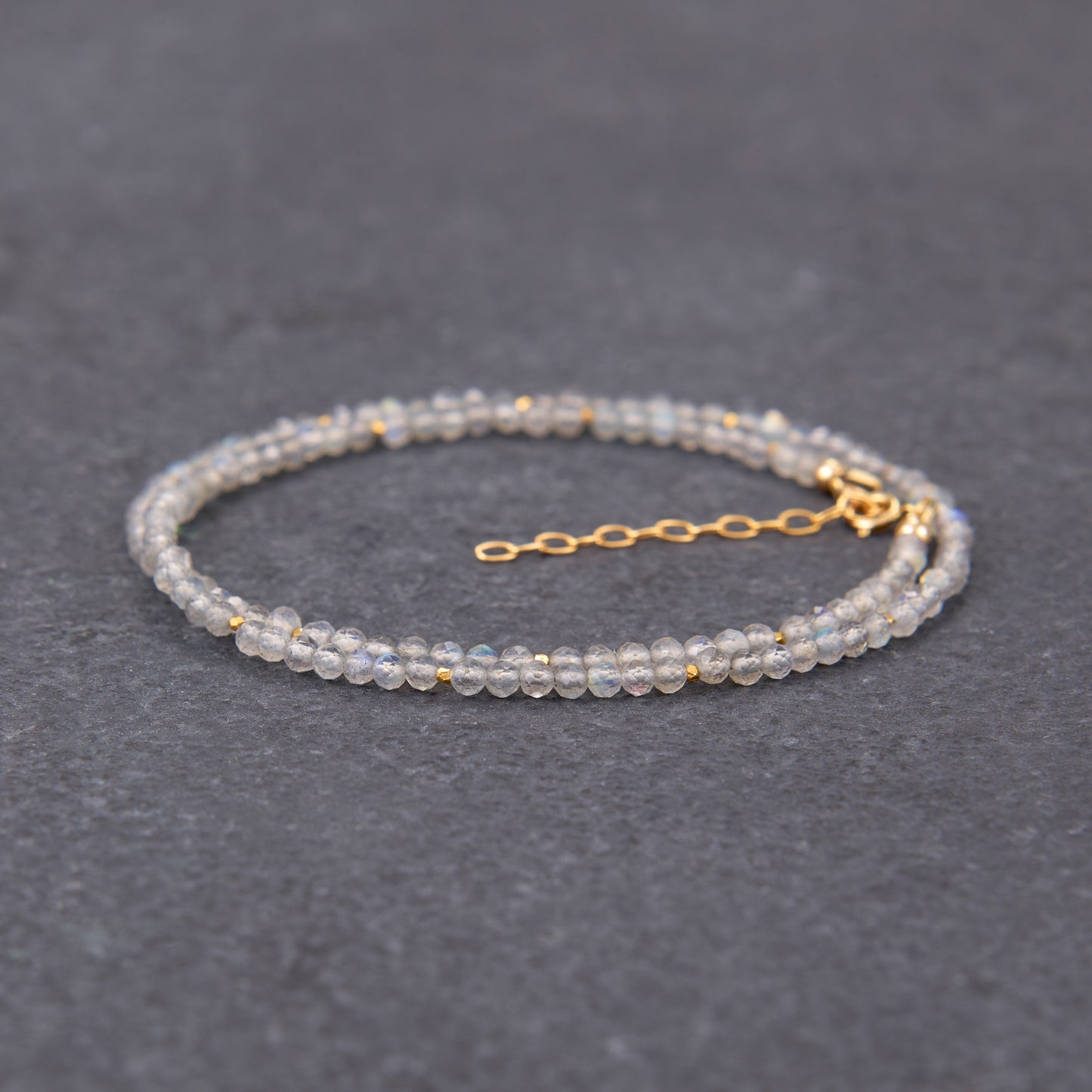 Dainty Labradorite Gemstone Necklace (AAA Grade)