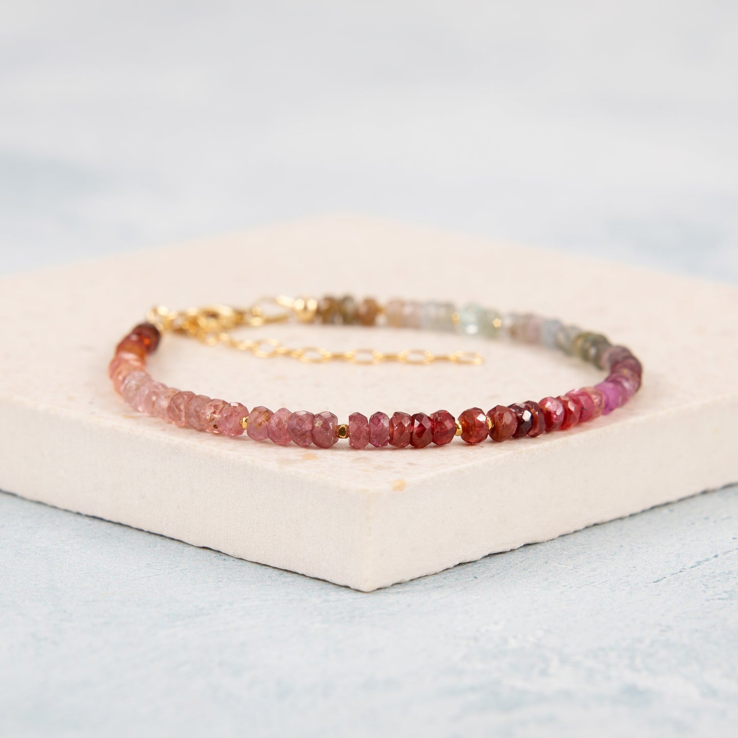 Multicolour Spinel Gemstone Bracelet