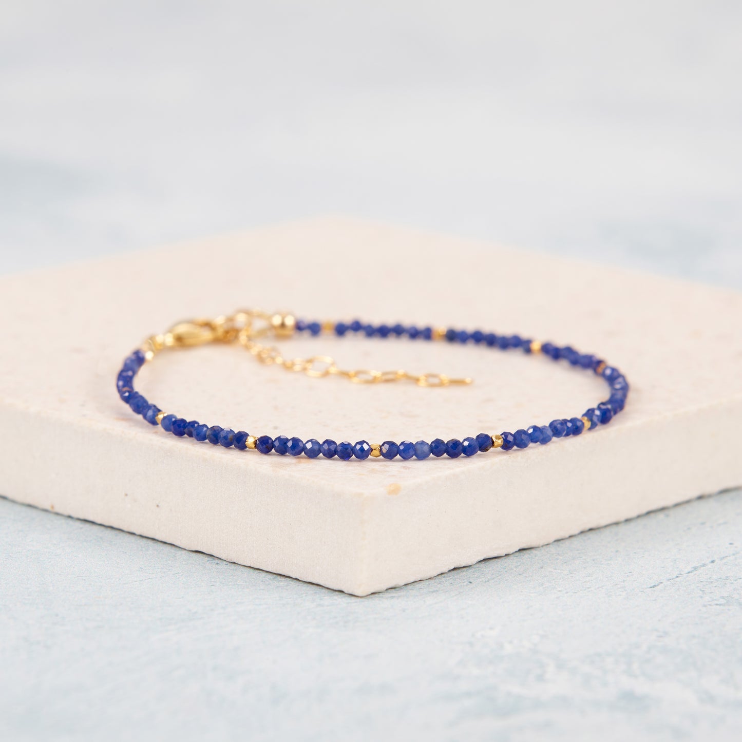 Sodalite Dainty Gemstone Bracelet (AAA Grade)