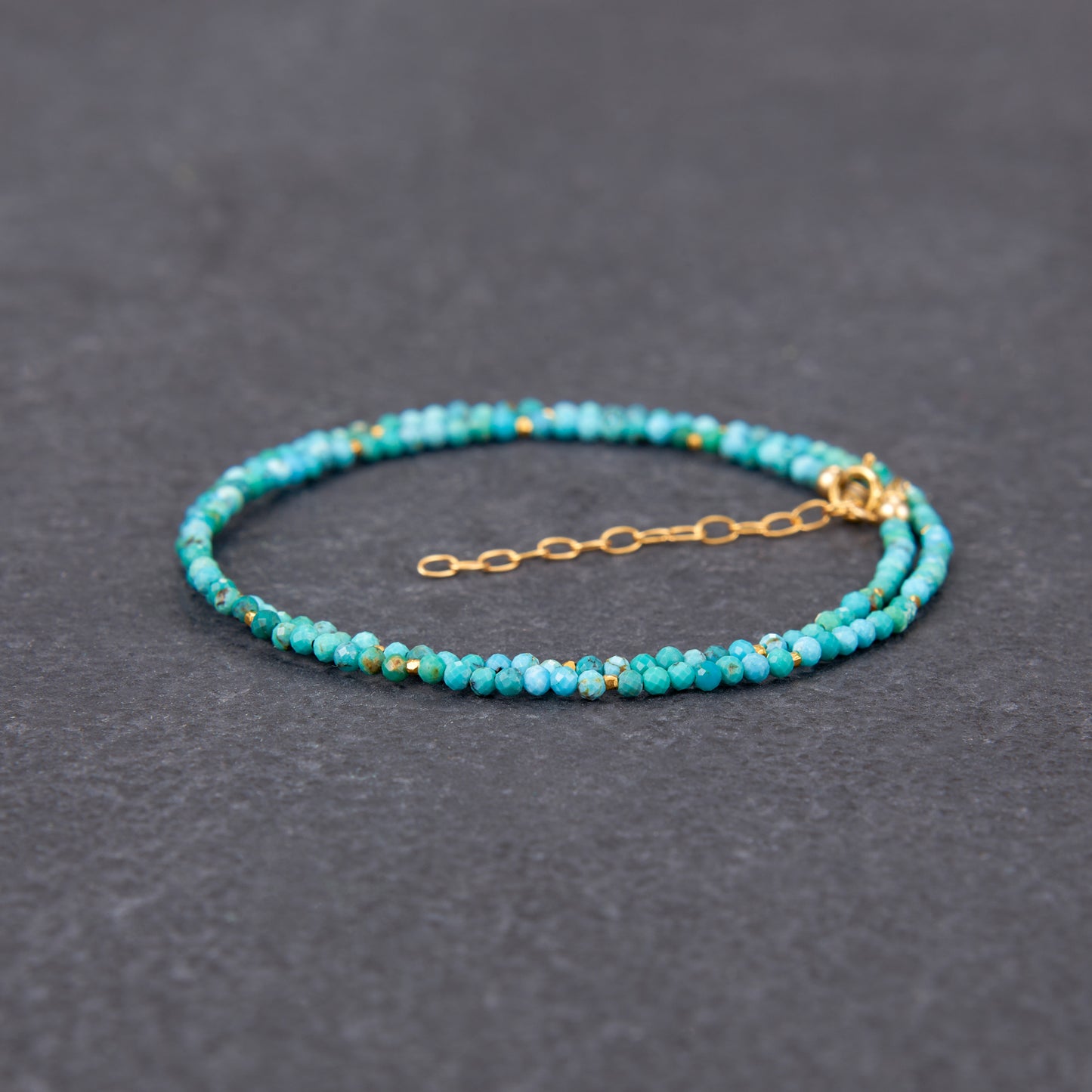 Dainty Turquoise Gemstone Necklace