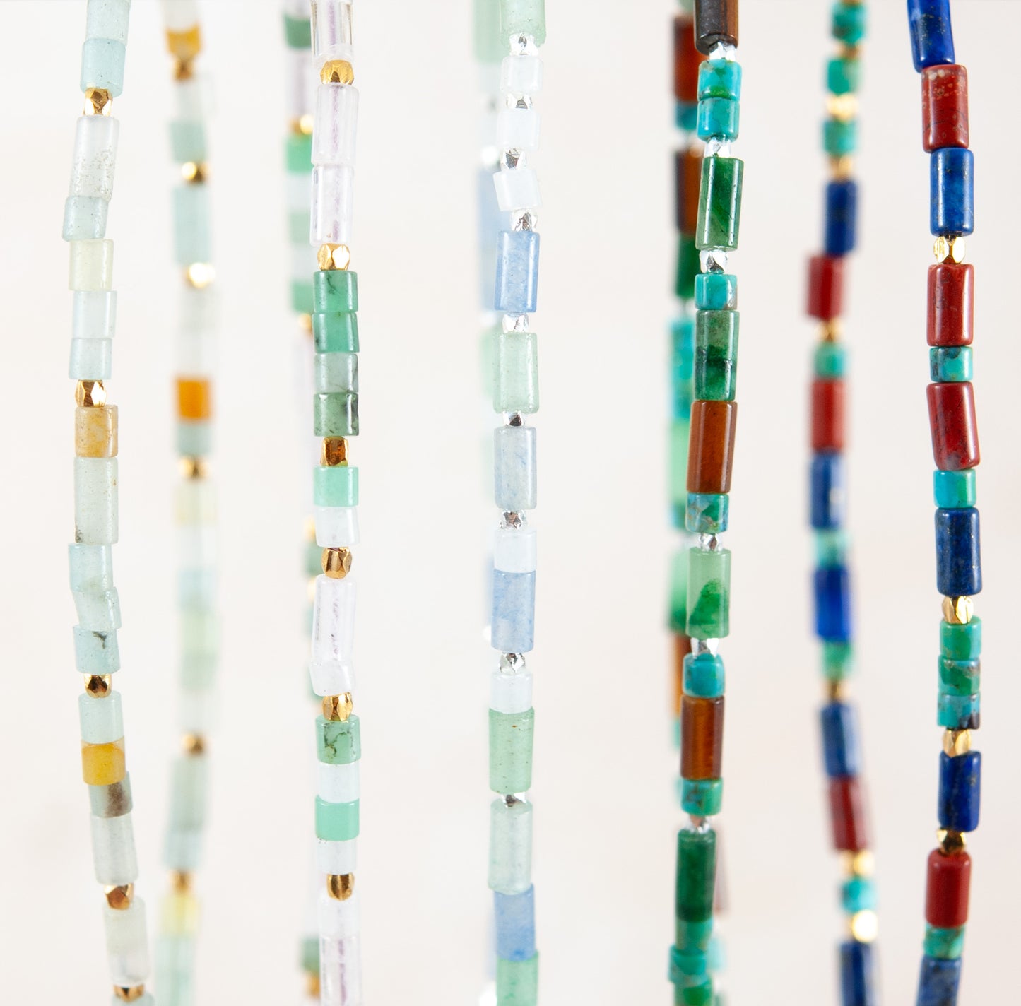 Tiger's Eye, African Jade & Turquoise Bracelet