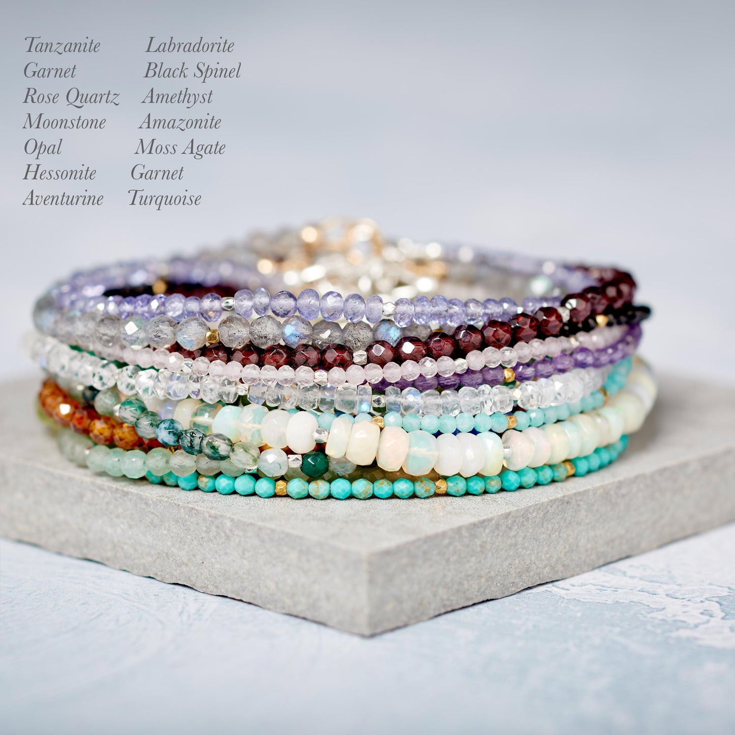 Dainty Obsidian Bracelet