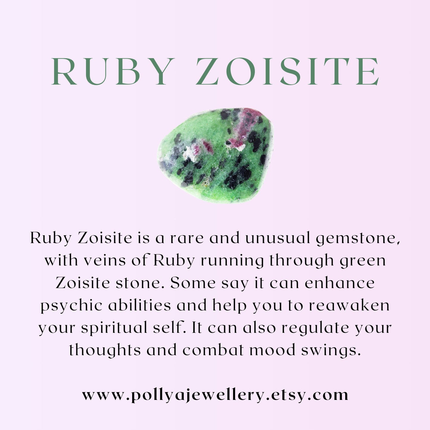 Dainty Ruby Zoisite Gemstone Bracelet