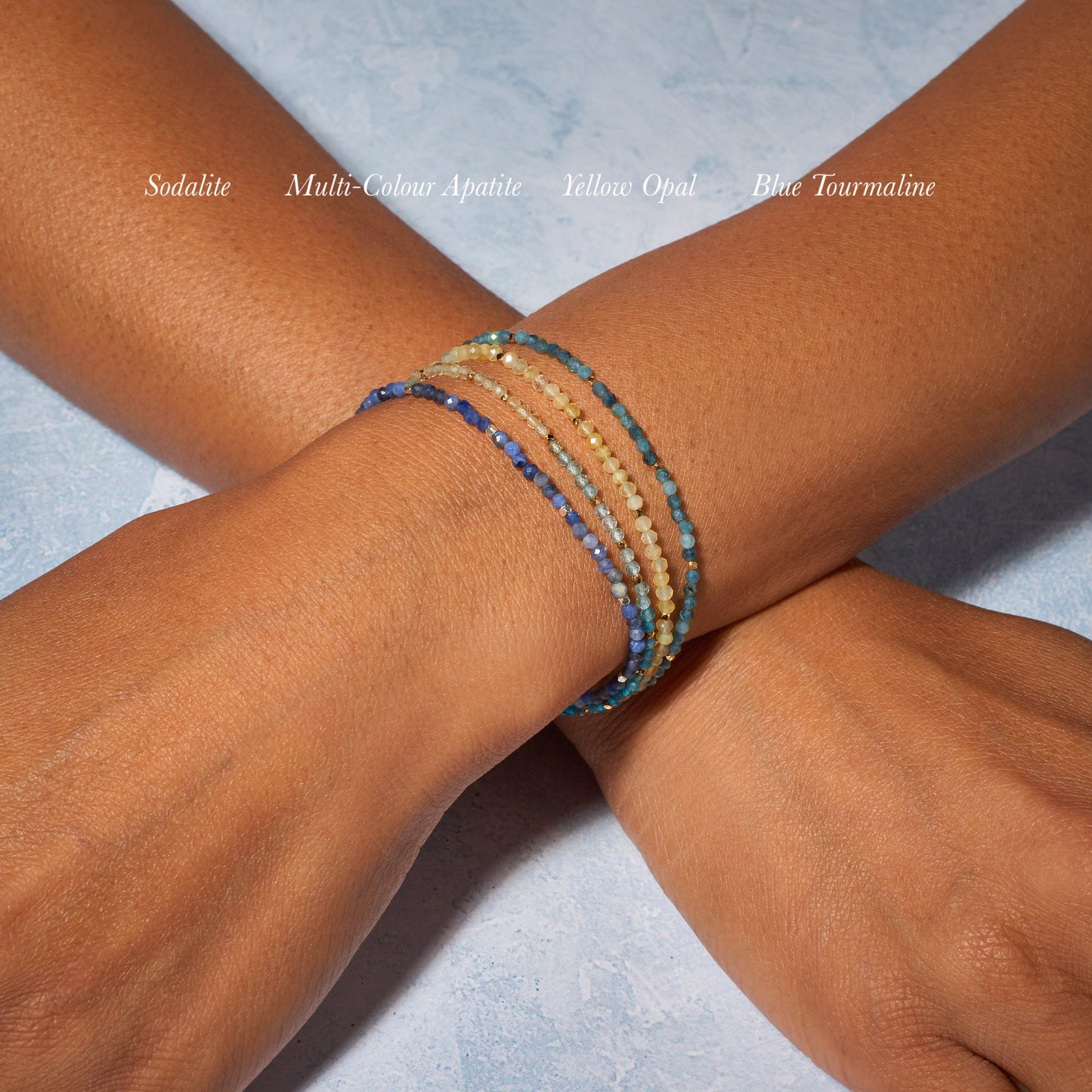 Dainty Multicolour Apatite Gemstone Bracelet