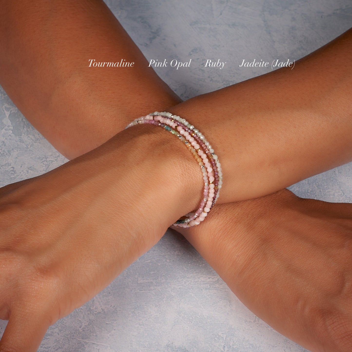 Dainty Ruby Gemstone Bracelet