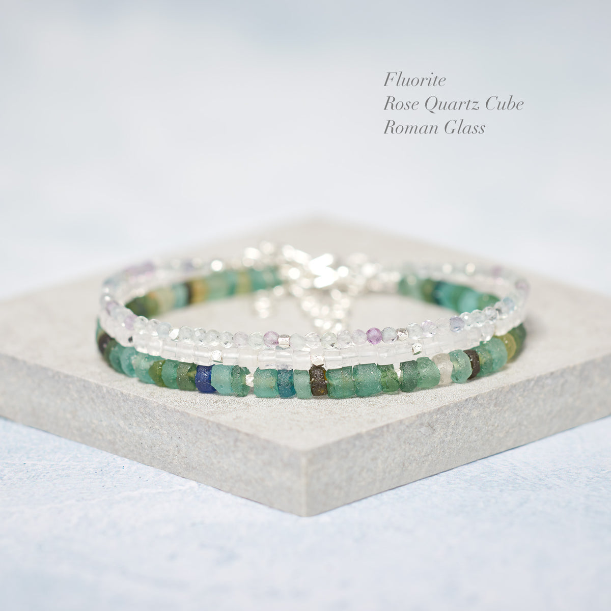 Dainty Fluorite Gemstone Bracelet