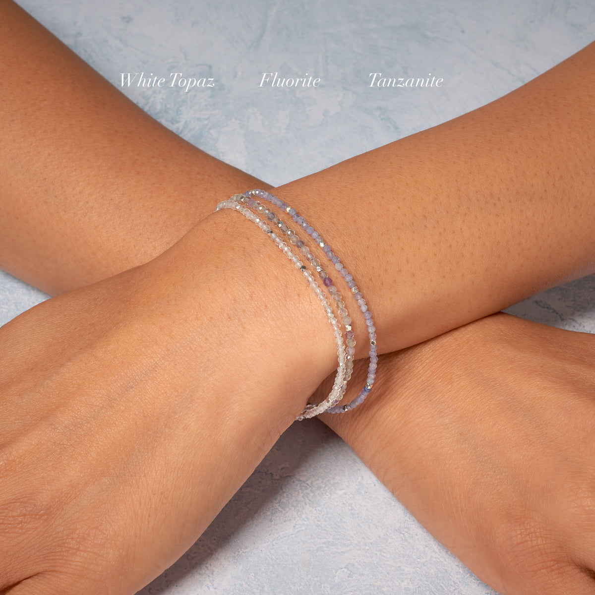 Dainty Fluorite Gemstone Bracelet