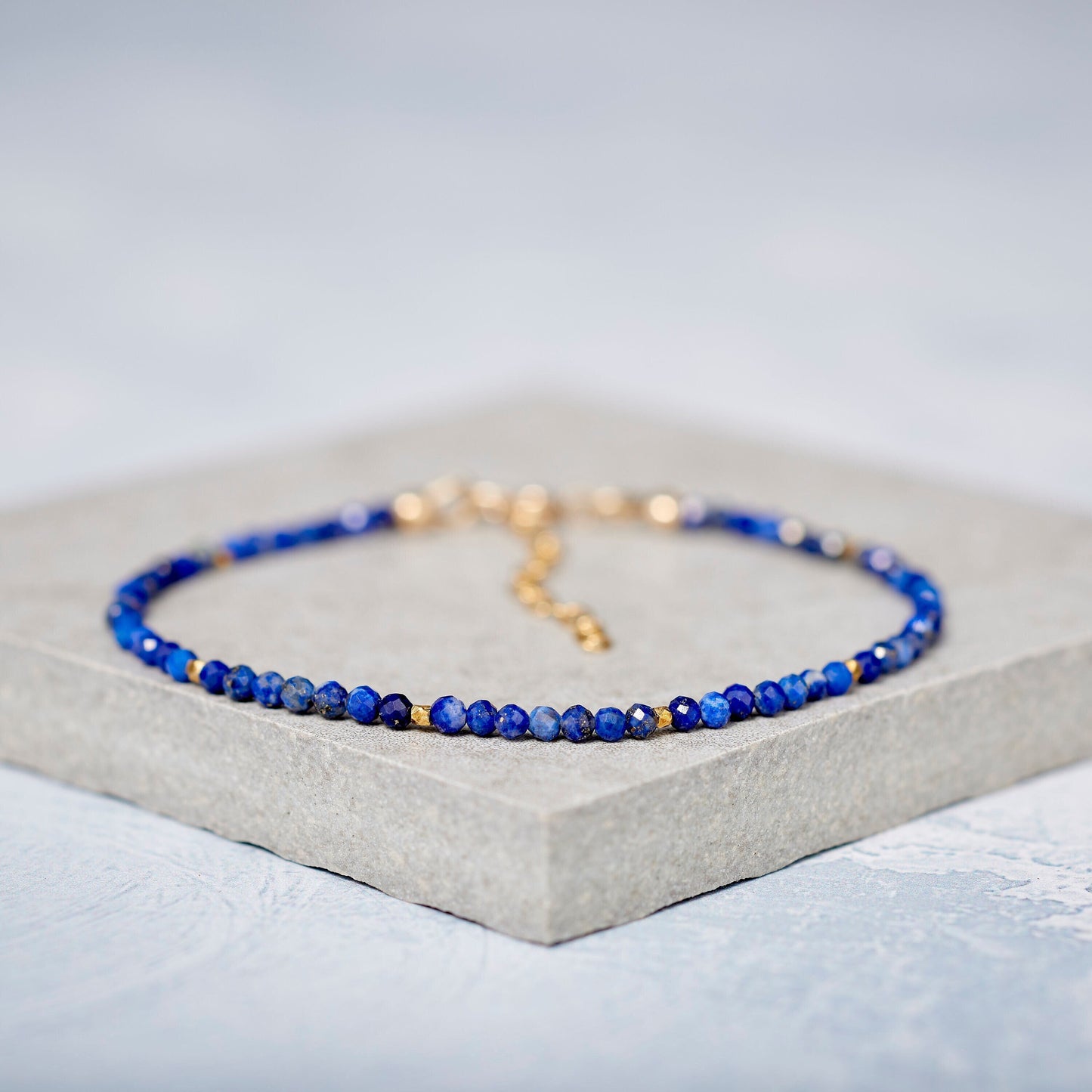 Lapis Lazuli Dainty Gemstone Bracelet