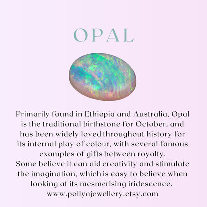 Dainty Ethiopian Welo Opal Bracelet (AAA Grade)