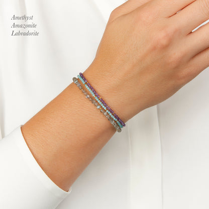 Amazonite Dainty Gemstone Bracelet