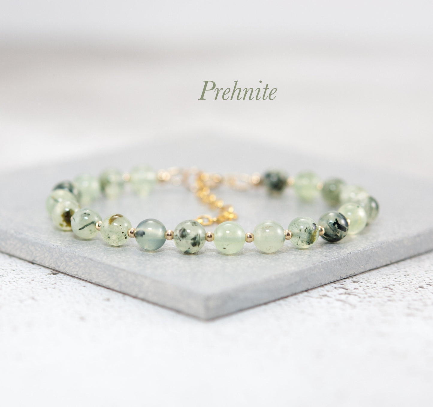 Prehnite Gemstone Bracelet
