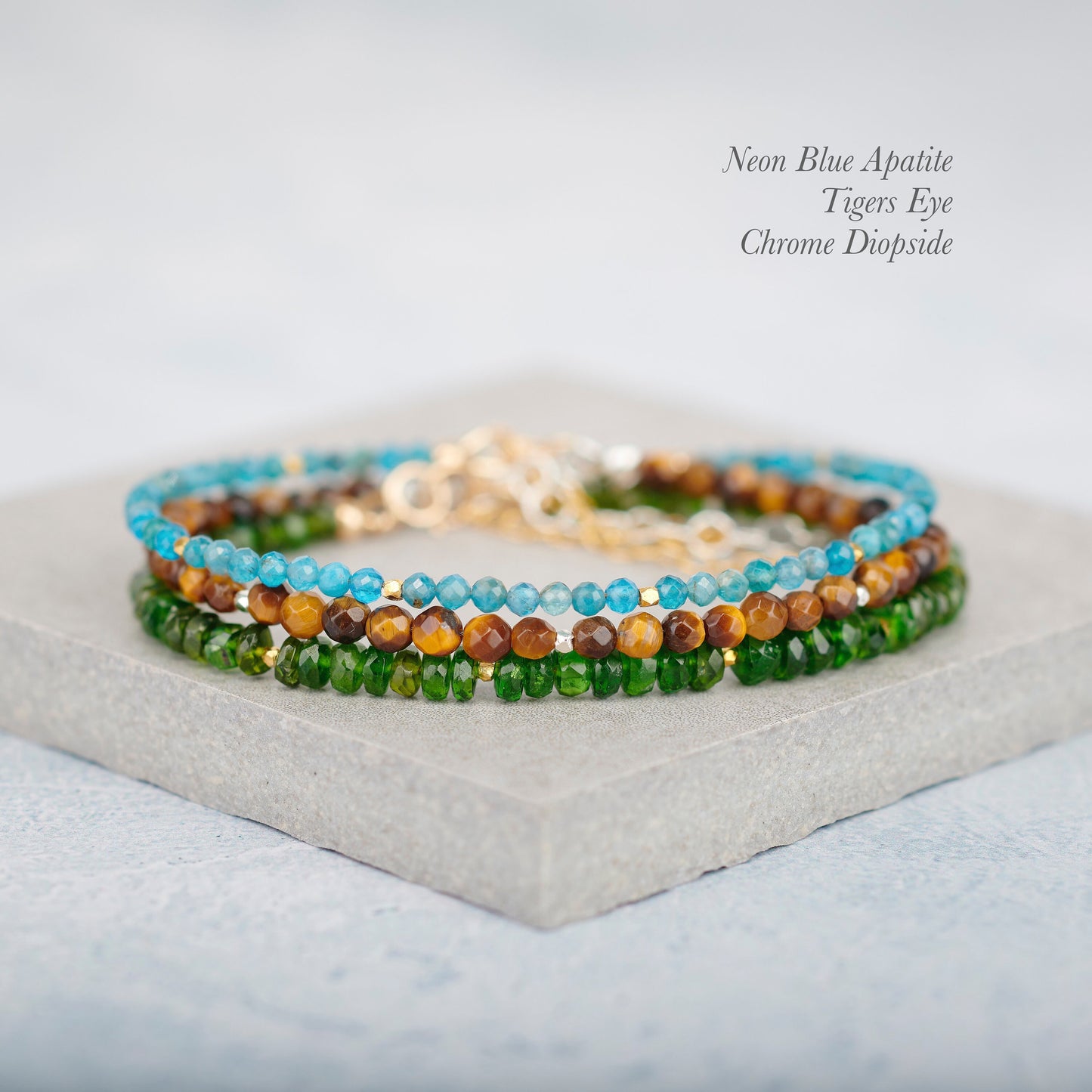 Chrome Diopside Gemstone Bracelet
