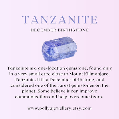 Dainty Tanzanite Bracelet (AAA Grade)