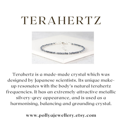 Dainty Terahertz Gemstone Bracelet