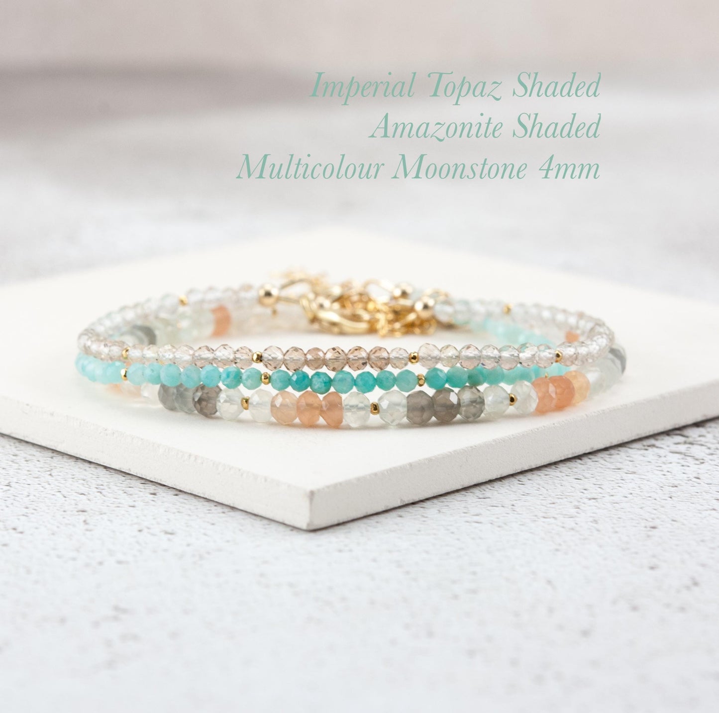 Dainty Imperial Topaz Bracelet (2mm)