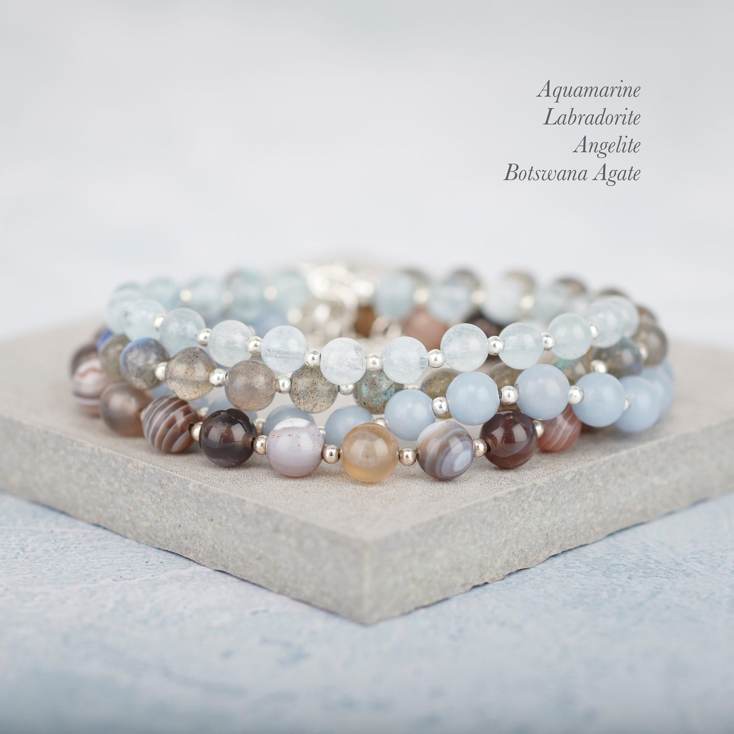 Aquamarine Gemstone Bracelet