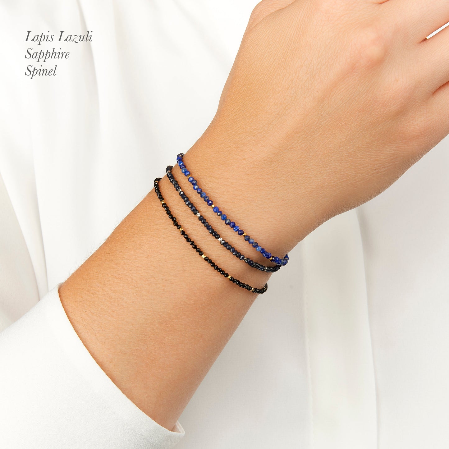 Lapis Lazuli Dainty Gemstone Bracelet