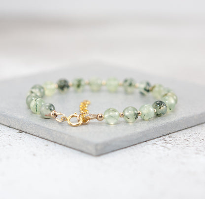 Prehnite Gemstone Bracelet