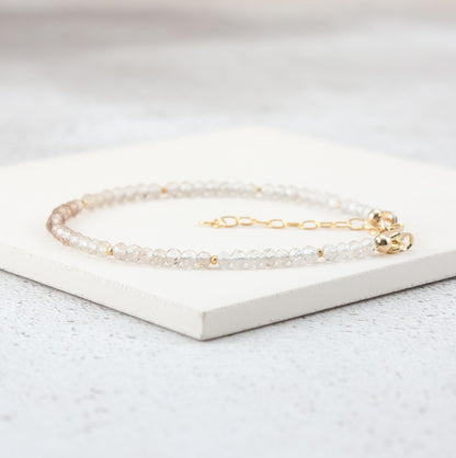 Dainty Imperial Topaz Bracelet (2mm)