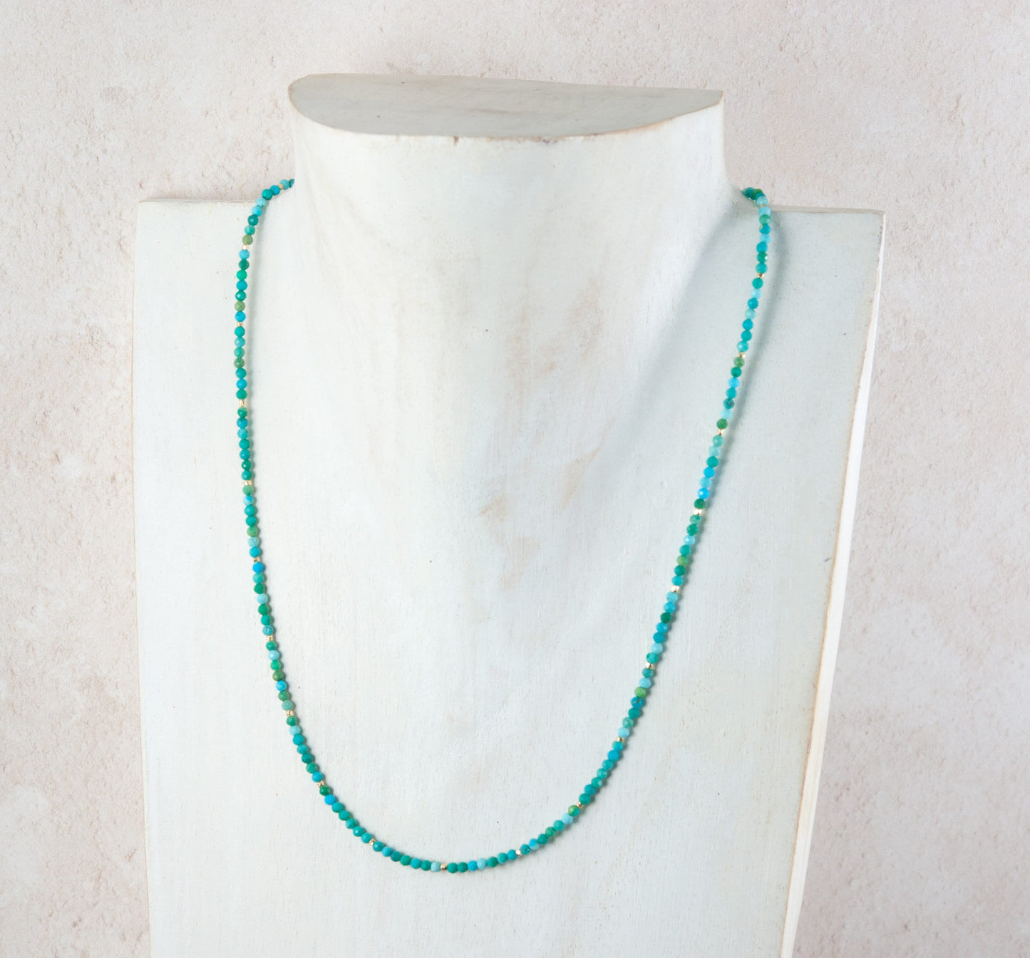 Dainty Turquoise Gemstone Necklace