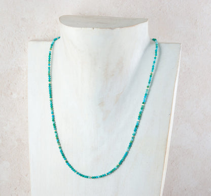 Dainty Turquoise Gemstone Necklace