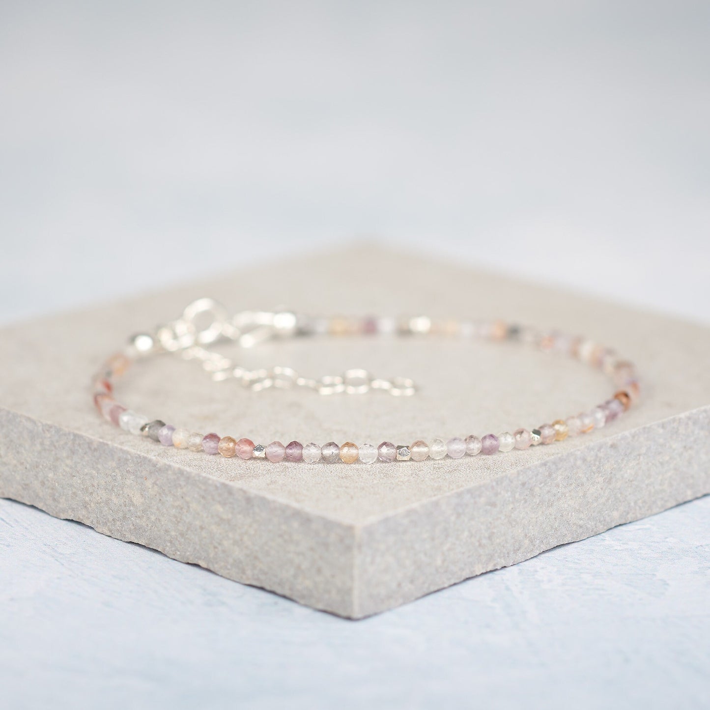 Dainty Auralite 23 Gemstone Bracelet
