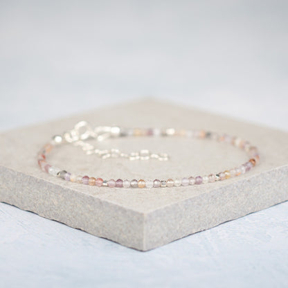 Dainty Auralite 23 Gemstone Bracelet