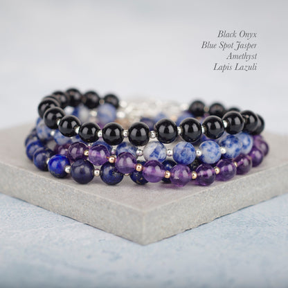 Amethyst Gemstone Bracelet (Grade A)