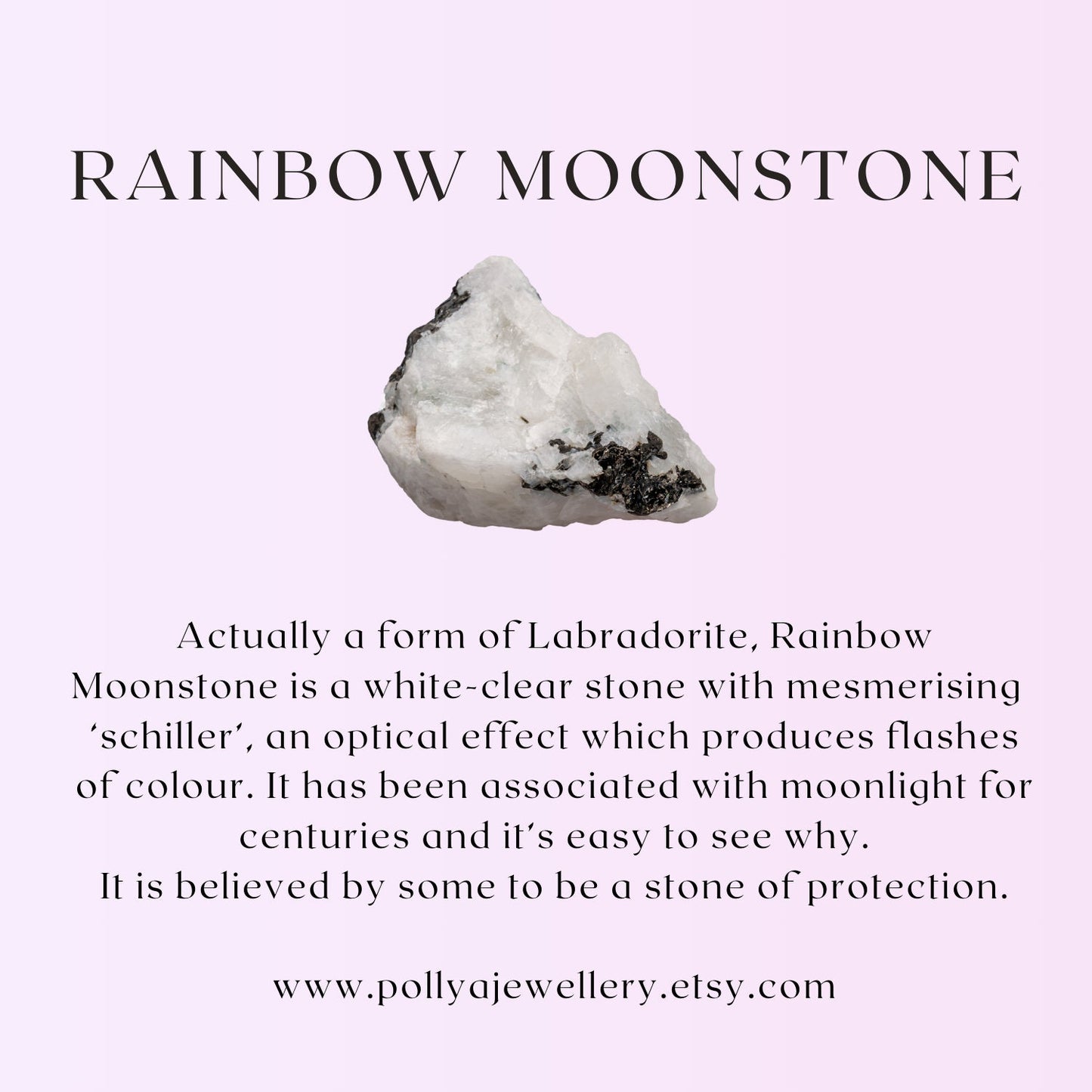 Rainbow Moonstone Gemstone Bracelet