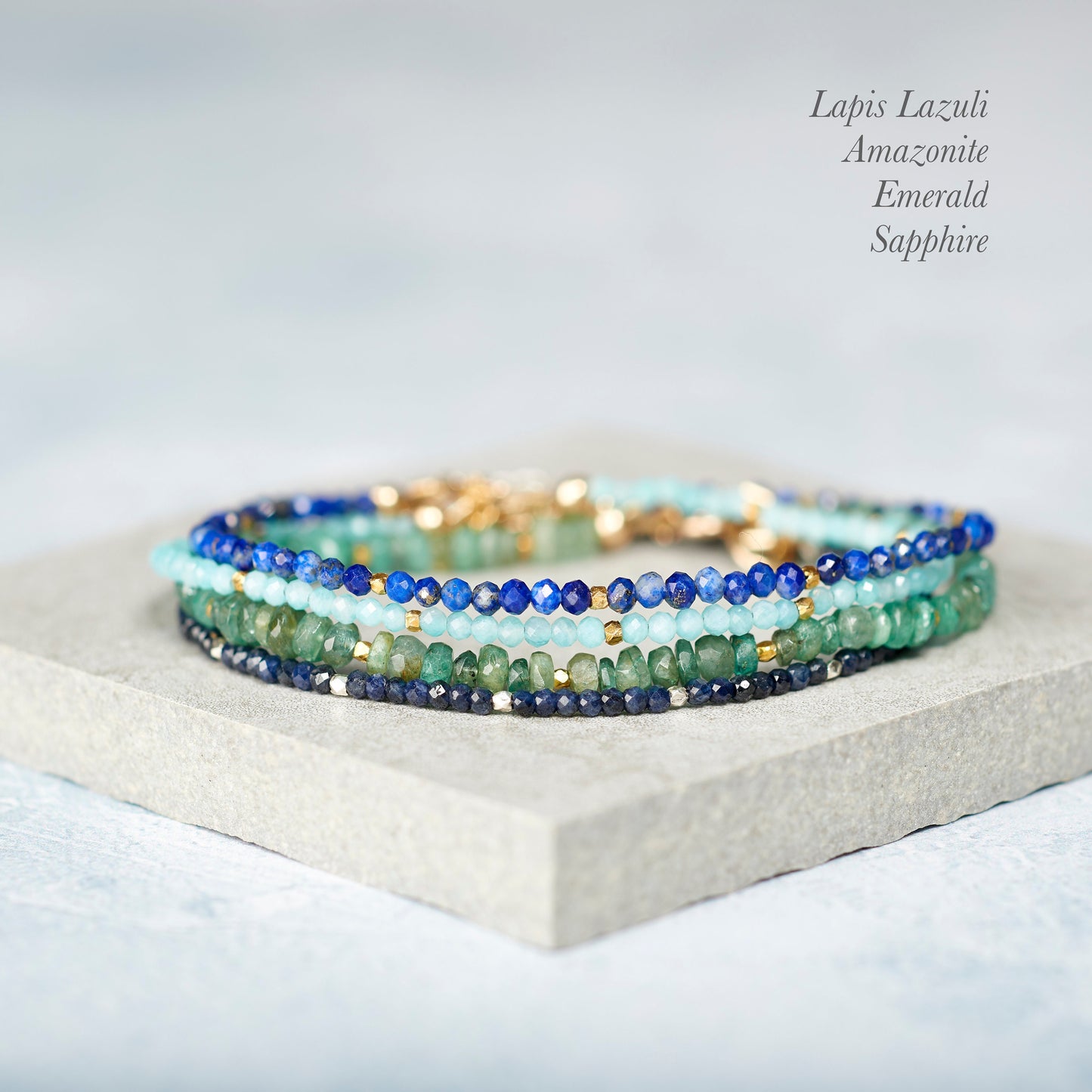 Amazonite Dainty Gemstone Bracelet