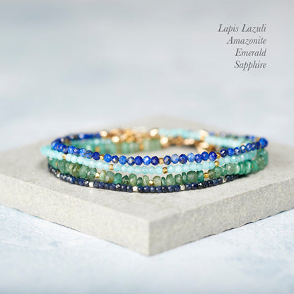 Amazonite Dainty Gemstone Bracelet