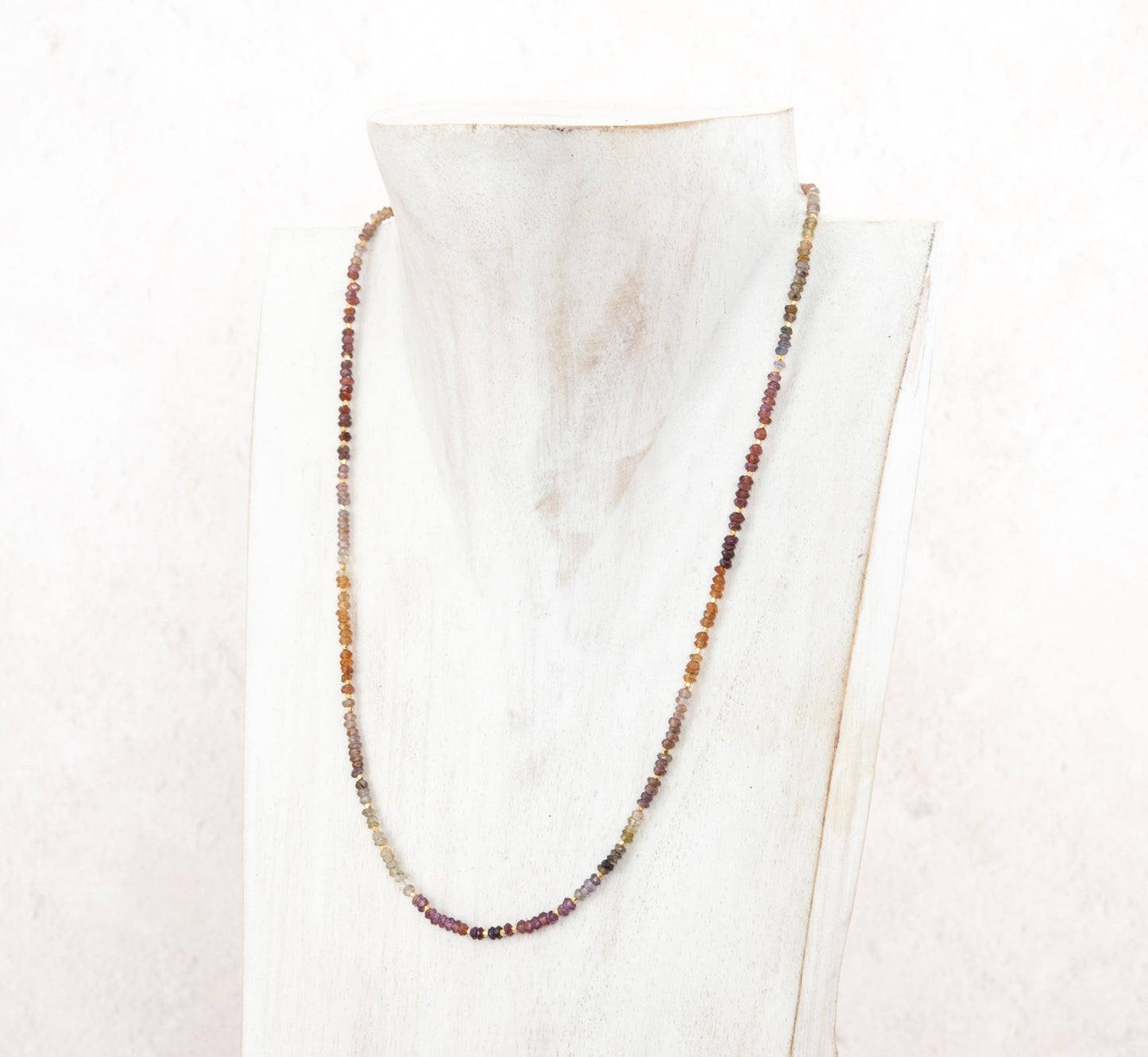 Dainty Tunduru Sapphire Gemstone Necklace